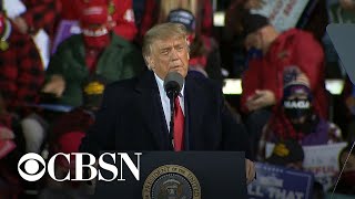 President Trump holds rally in Minnesota after first presidential debate