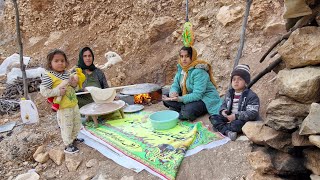 “The Authentic Art of Traditional Bread Baking by a Nomadic Cavewoman