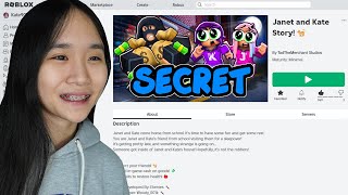 We got the Secret Ending on Janet and Kate Story | Roblox