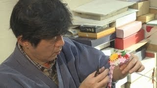 緻密に美を極める 東京職人「江戸つまみ簪」