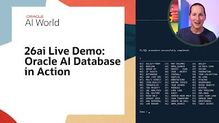 100 Percent Live Demo of Oracle AI Database 26ai: Zero Slides, Pure Innovation