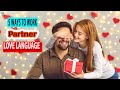 5 Ways to Work with your partner Love Language
