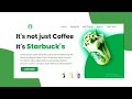 🌿 Starbucks Website Landing Page Design | Modern UI with HTML, CSS & JavaScript