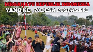 HUT REPUBLIK INDONESIA YANG KE - 78 DESA PUSPASARI | 17 AGUSTUS 1945 TAHUN 2023 |cover lagu