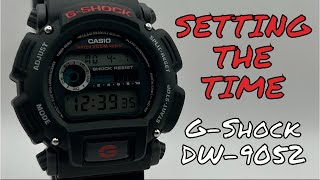 Setting G Shock DW-9052 Time Fast and Easy Tutorial