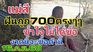 แม่สี.ฝัน700ตรงๆๆงวดนี้จะตามตัวนี้16.ก.พ.68