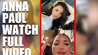 anna paul video | anna paul viral video | anna paul Video on twitter and Reddit