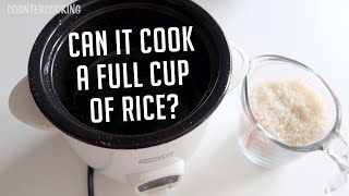 Can A Dash Mini Rice Cooker Cook A Full Cup Of Rice?