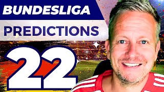 Football Bundesliga Predictions Matchday 22 ⚽️ Betting Tips today