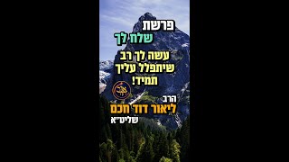 קצר על הפרשה - שלח לך 📖 הרב ליאור דוד חכם שליט״א