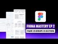 Frames vs Groups vs Sections Explained | Figma Mastery EP 2