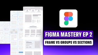 Frames vs Groups vs Sections Explained | Figma Mastery EP 2