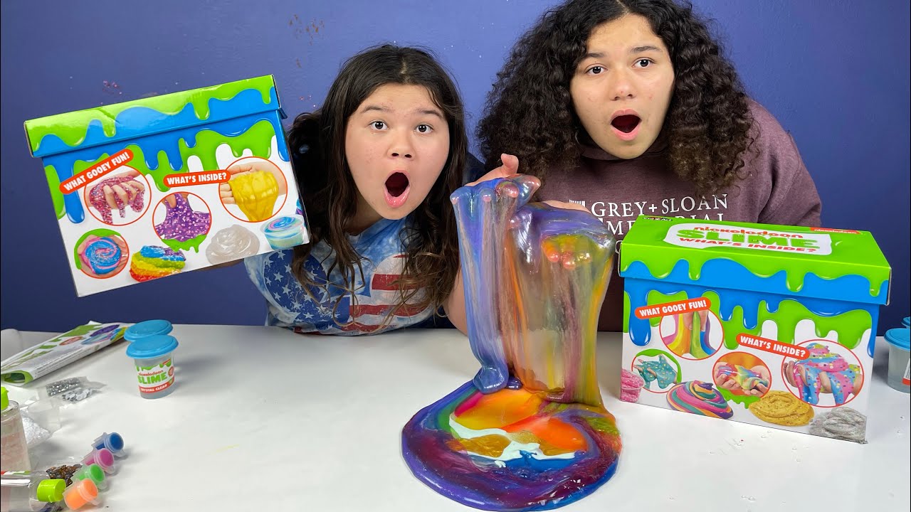 Nickelodeon Super Slime Unboxing - What's Inside?? Unboxing Nickelodeon ...