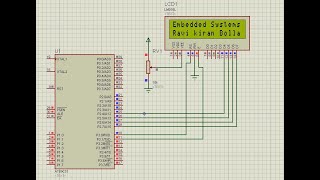 Embedded C programming - LCD 16*2 Interfacing with Microcontroller