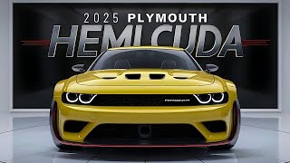 NEW 2025 Plymouth Hami Cuda Muscle Car Finally Introduced - FIRST LOOK!