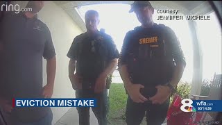 pasco county deputies attempt eviction at wrong house