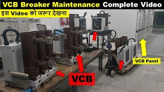 vcb breaker complete maintenance with testing, everything in just one video @ElectricalTechnician