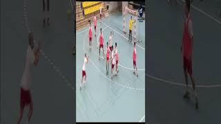 Handball Training - Offensive plans on defense 6:0 part 6