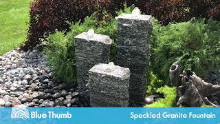 Speckled Granite 3 Side Smooth Fountain