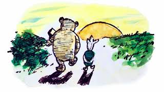 Winnie the Pooh chapter 10 in which Christopher Robin gives a Pooh Party, and we say goodbye.