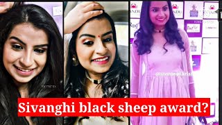 sivanghi in black sheep digital awards 2022🔥🥳 sivanghi insta story today
