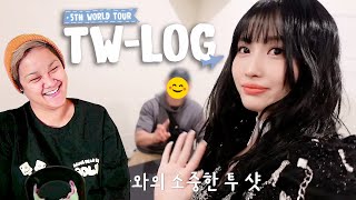 TWICE - TW-LOG @ 5TH WORLD TOUR ‘READY TO BE’ ep. Momo - Kpop React