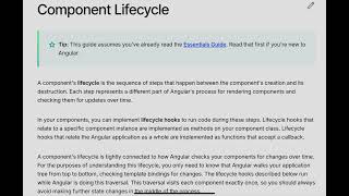Angular lifecycle hooks 2025 tutorial