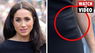 Meghan Markle sparks theories she wore a microphone to Queen’s memorial