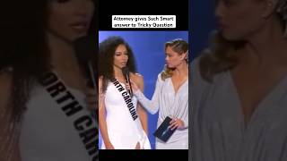 Tricky Question but Cheslie Kryst gave an amazing answer and claimed the Miss USA 2019 crown!