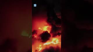 Un incendio en Varsovia convierte en cenizas un centro comercial