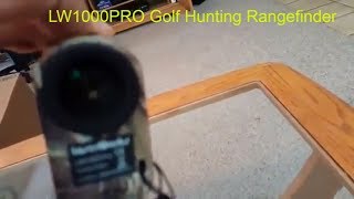 Laserworks Rangefinder Review  LW1000PRO Golf Hunting Rangefinder | small laser rangefinder