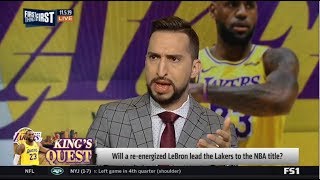 FIRST THINGS FIRST | Lakers lead West after 5 straight wins; LeBron: Consecutive triple-doubles