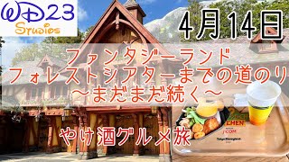 【TDL】4月14日ファンタジーランド・フォレストシアターまでの道のり～まだまだ続く～