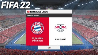 FIFA 22 - Bayern Munich vs RB Leipzig - Bundesliga | PS4