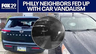 Residents frustrated with car break-ins plaguing Philadelphia community