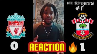 Reaction and  Analysis of the match Liverpool VS Southampton / What happened to Jürgen Klopp's team