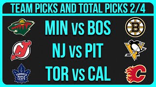 NHL Picks \u0026 Predictions Today 2/4/25 | NHL Picks Today 2/4/25 | Best NHL Bets