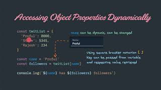 JavaScript Accessing Object properties dynamically