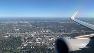 American Airlines Airbus A321 Pushback, Taxi and Departure from Chicago