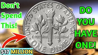 TOP 7 MOST VALUABLE DIMES IN CIRCULATION – Very Expensive Usa Roosevelt One Dime!