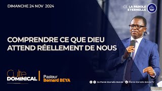 CULTE DIMANCHE 24 11 2024 PASTEUR BERNARD