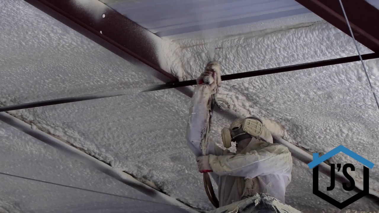 Commercial Spray Foam Insulation - Jscontractors - YouTube