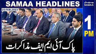 Samaa News Headlines 1 PM | SAMAA TV | 25th February 2023