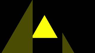 Yellow Triangle Black Background Left To Right #shorts