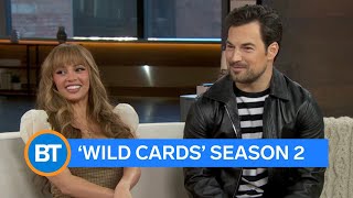 Vanessa Morgan + Giacomo Gianniotti on season 2 of 'Wild Cards'