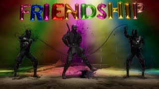 Mortal Kombat 11 Aftermath FRIENDSHIP Finisher With Scorpion, Sub-Zero, Kano and Noob Saibot!