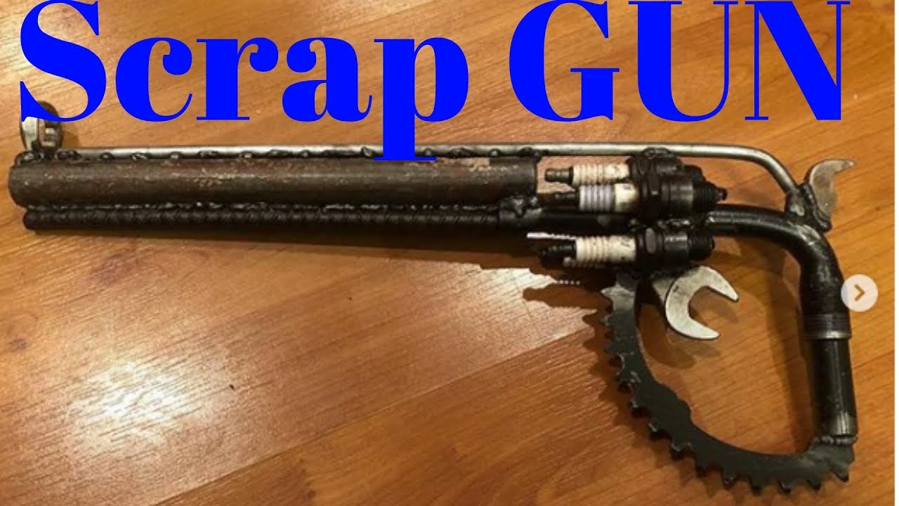 Making A Gun From Scrap Metal - YouTube