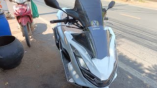 เปลี่ยนชิวหน้า PCX 160