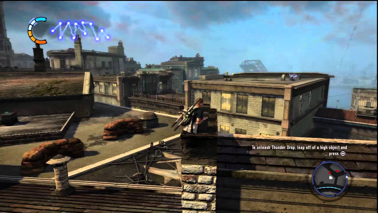 InFamous 2 Demo Gameplay Part 1 - YouTube