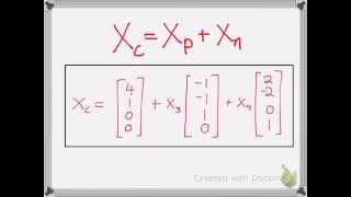 Linear Algebra: Finding the Complete Solution